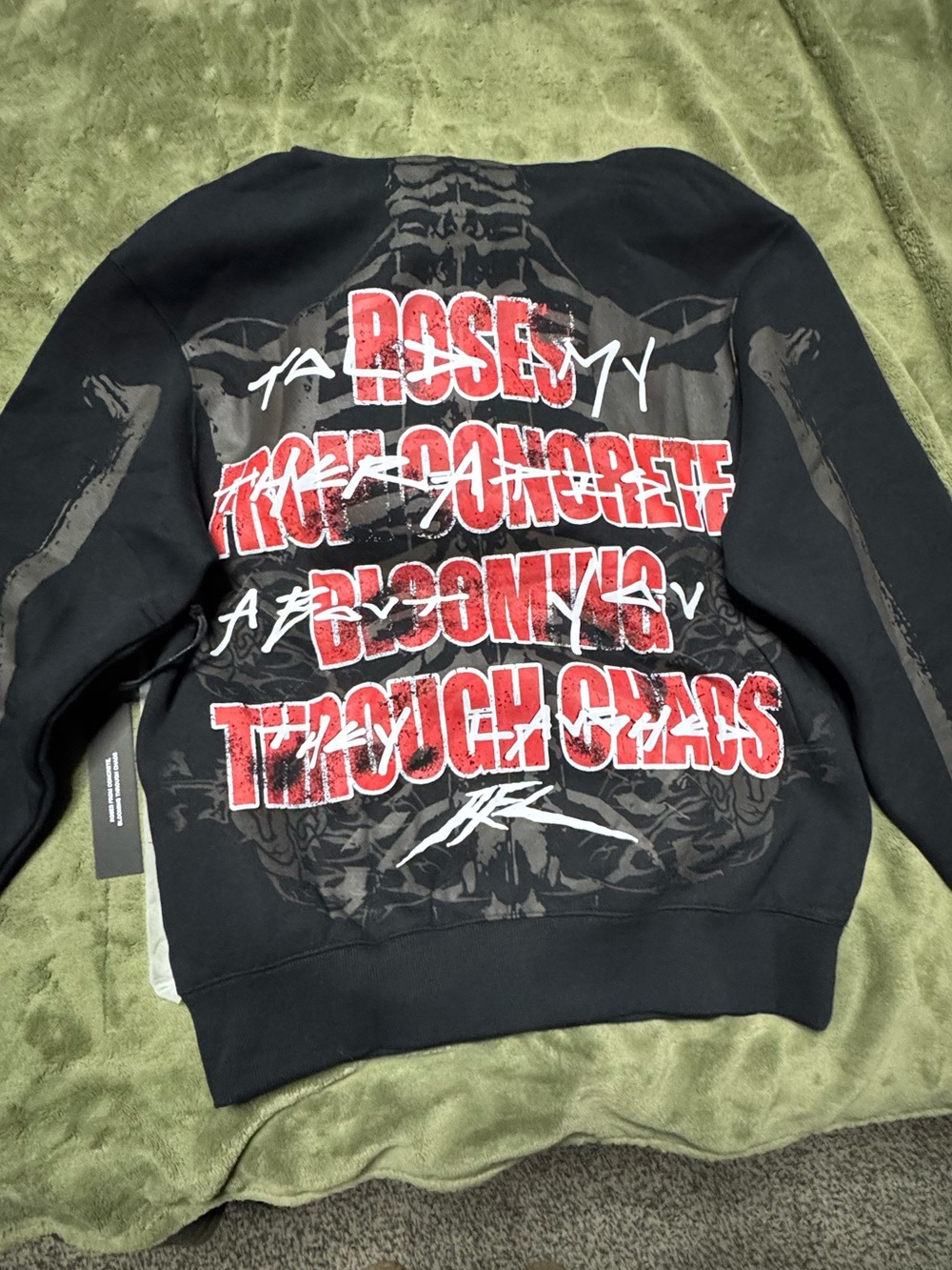 Civil regime they laugh in chaos hoodie NWT M